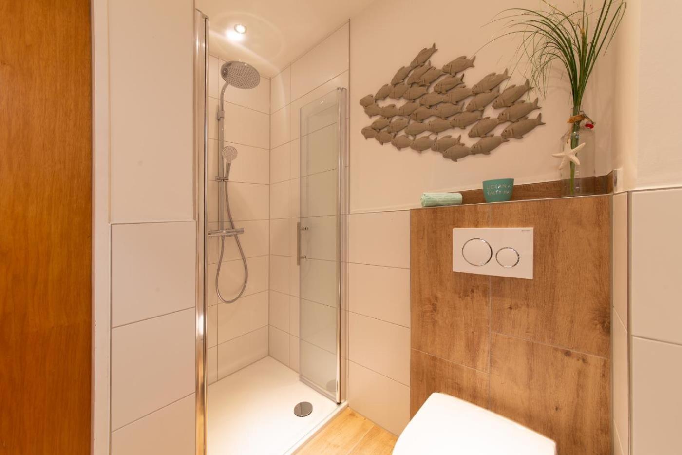 הפקרוג Ferienwohnung Kleine Strandkoje מראה חיצוני תמונה